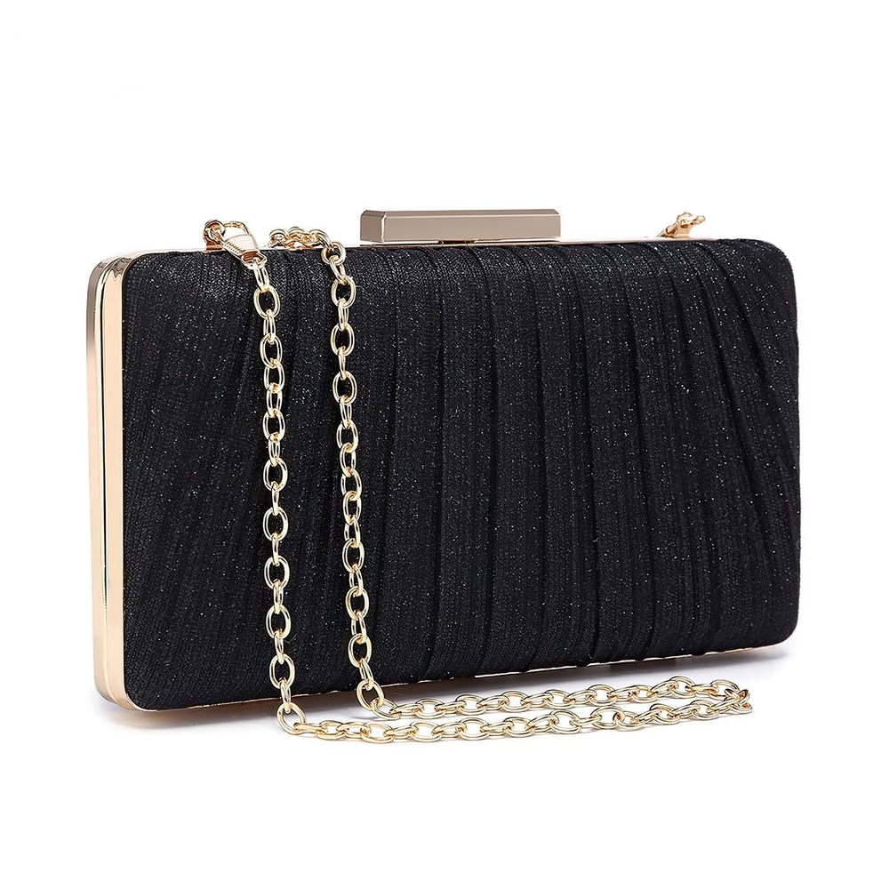 Black Clutch Purses mal, Sparkly Evening Bags Crossbody Bag >:(